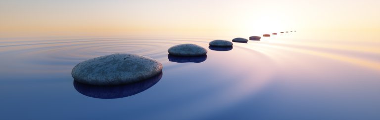 Stones-on-water