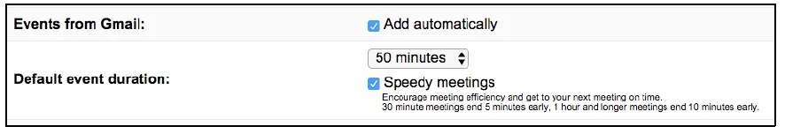 Speedy Meetings