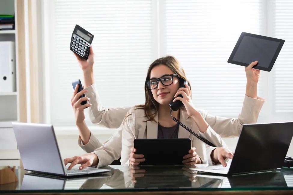 Busy Woman