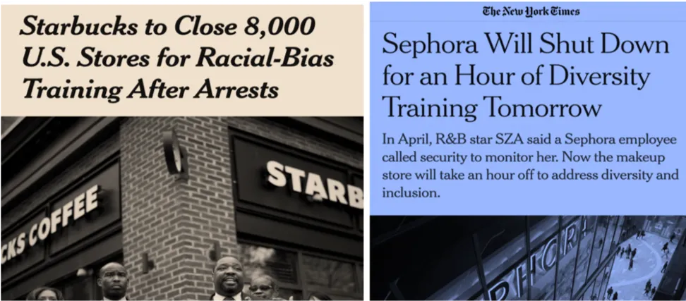 Starbucks and Sephora