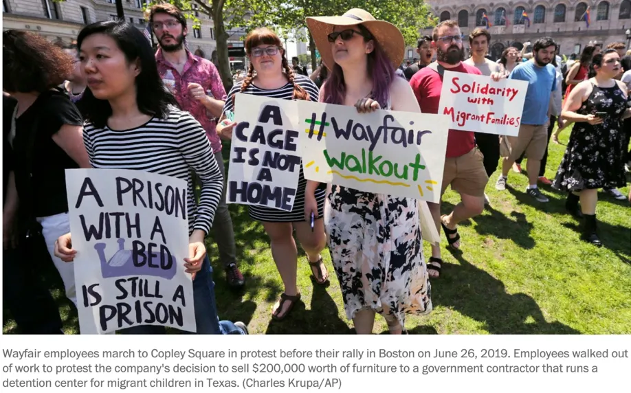 Wayfair walkout